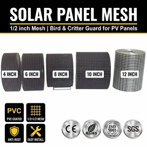 Malla de protección de acero inoxidable para paneles solares contra insectos y pájaros, 4, 6, 8 y 12 pulgadas, para paneles fotovoltaicos en techos costeros - Product Image 2