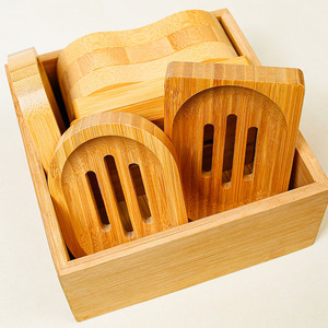 Porte-savon <span class=keywords><strong>en</strong></span> <span class=keywords><strong>bambou</strong></span> naturel avec logo personnalisé, trous de drainage, support à savon <span class=keywords><strong>en</strong></span> bois pour salle de bain, douche, plateau à savon écologique - Product Image 3