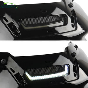 Racepro ไฟหน้า LED ช่องแอร์รถยนต์, ใหม่ ABS สีขาวสีดำสำหรับ Harley softail <span class=keywords><strong>Rider</strong></span> El Diablo fxrst <span class=keywords><strong>2022</strong></span> - Product Image 5