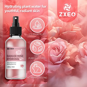 Hydrolat <span class=keywords><strong>de</strong></span> <span class=keywords><strong>rose</strong></span> <span class=keywords><strong>de</strong></span> Damas - <span class=keywords><strong>Eau</strong></span> hydratante pour la peau et les cheveux, diffuseur - 100% <span class=keywords><strong>eau</strong></span> florale naturelle pure, distillée à la vapeur - Product Image 5