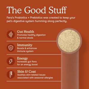 Poudre de probiotiques pour chiens - Santé digestive et absorption rapide - Vitamines - Compléments nutritionnels sûrs - Product Image 4