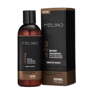 Top Selling 3 in 1 Men's <b>Beard</b> Hair and Face Wash Multi-functional Grooming Kit Private Label Bulk Price Manufacturer - Product Image 3
