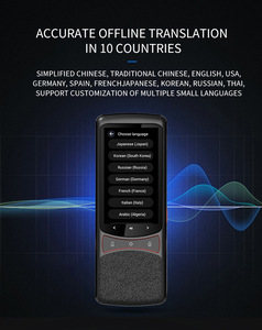 Z3 4G SIM 카드 언어 오디오 번역기 134 온라인 번역 장치 사진 오프라인 스마트 ChatGPT AI 보조 음성 번역기 - Product Image 2