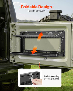 Table de hayon pliable double couche Ambull Factory Wholesale Molle Panel pour Jeep Wrangler JL 2019 - Présent - Product Image 5