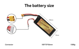 Baterias Lipo RC EP de Polímero de Lítio para Drones UAV, 4S 6S 12S 14S, 10000mAh 12000mAh 22Ah 25C, para Drones Agrícolas - Product Image 3