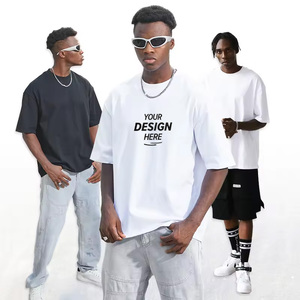 Camiseta de Hombre de Alta Calidad 100% Algodón ET001, Ropa Urbana Personalizada con Corte Holgado y Estampado de Logotipo, Directo de Fábrica - Product Image 1