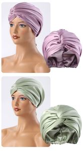 Adjustable Silk Satin Bonnet Sleeping Wrap Double Layer Sleep Cap Night Turban for Large Long Curly Braid Women Hair - Product Image 4