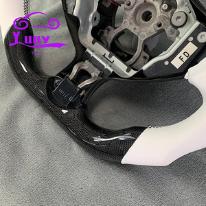 <span class=keywords><strong>Volante</strong></span> <span class=keywords><strong>Deportivo</strong></span> Personalizado de Fibra de Carbono con LED e Indicador de RPM, con Alcántara Auténtica para Nissan 370 370z <span class=keywords><strong>Nismo</strong></span> - Product Image 3