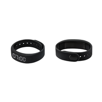 Bracelet Connecté Intelligent pour Hommes, Femmes et Étudiants avec Alarme Vibrante, GPS, Podomètre de Course et Bracelet Carré en Silicone