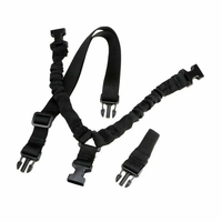 Sangle tactique à 2 points pour fusil de tir, 1 sangle, 2 boucles à dégagement rapide