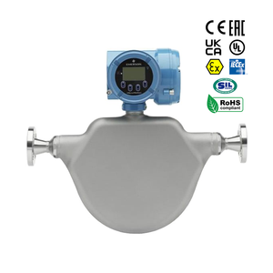 Débitmètre de densité Coriolis CMFHC3A en acier inoxydable 316L, haute précision, pour gaz, huile et liquides industriels, certifié ATEX/IECEx - Product Image 2