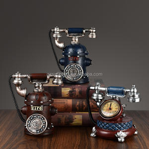 Téléphone vintage créatif petits ornements armoire à vin bibliothèque étagère décoration américaine étude décorations exquis - Product Image 4