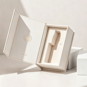 OEM Custom Logo Premium Magnetic Closure Perfume Box with <b>Pulp</b> Tray - Sustainable Rigid Cardboard Gift Packaging Wholesale - Product Image 1