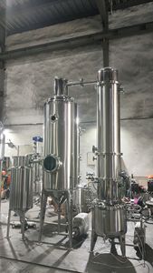 Concentración de efecto único Extracto de espirulina Ficocianina/Concentración de ácido <span class=keywords><strong>gamma</strong></span>-linolénico Sistema de evaporador de efecto único - Product Image 6