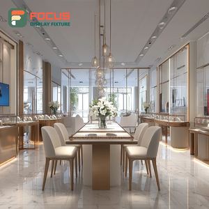 Muebles Modernos de Alta Gama para Joyería, Vitrina de Exhibición para Centro Comercial con Acabado Laminado - Product Image 4