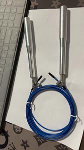 <span class=keywords><strong>Corde</strong></span> à <span class=keywords><strong>sauter</strong></span> à vitesse réglable avec roulement à billes en aluminium de haute qualité, options de couleurs noir, argent, rouge, bleu, portable - Product Image 6