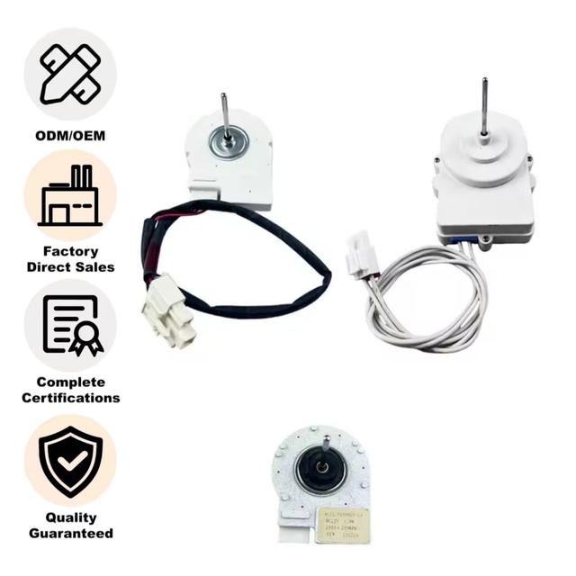 12V DC Motor 3W/5W/7W/8W/12W Cooling Fan Motor for Refrigerator & Freezer Essential Parts for Efficient Temperature Control