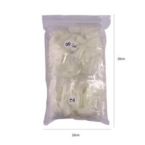 300 Pièces de <span class=keywords><strong>Faux</strong></span> <span class=keywords><strong>Ongles</strong></span> en Gel Souple, Couverture Complète, Transparents, Acrylique Naturel, Forme <span class=keywords><strong>Pied</strong></span> de Canard, French Large, Motif Ciel Étoilé, Longueur 5,0 cm - Product Image 4