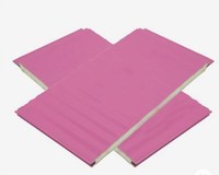 Panneau mural en mousse de polyuréthane pour maison conteneur ondulé panneaux muraux décoratifs extérieurs