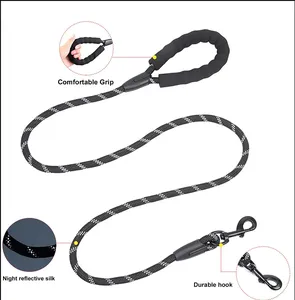 Strong Collar Cat Leashes Reflective <b>Dog</b> Harness Big Small Medium Pet Leash Drag Pull Tow Golden Retriever - Product Image 1