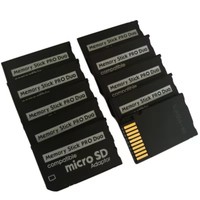 Tarjeta de memoria Micro SD SDHC TF para tarjeta Convertidora de adaptador PSP Memory Stick Pro Duo