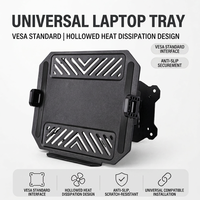 Support d'extension robuste et réglable avec glissière de 460 mm pour bureau de jeu, plateau pour ordinateur portable de 11 à 18 pouces