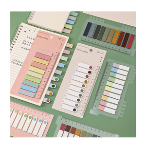 Hàng Cung Cấp Nhãn Dán Thú Cưng Kèm Thước Dây Sổ Tay Cờ Thú Cưng Thẻ Chỉ Mục Đánh Dấu Sách Đánh Dấu Văn Phòng Phẩm - Product Image 1