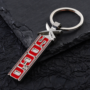 Porte-clés en métal personnalisé avec logo de voiture, 100 pièces - Product Image 3