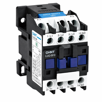 Contacteur AC CHINT CJX2 9-95A 3P, tension de la bobine, commande de moteur, automatisation industrielle, interrupteur, 50/60Hz, certification CE CB, rail DIN