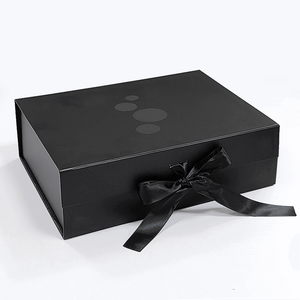 Garment Wedding Dress Children Clothing Packaging <b>Boxes</b> Paper Matt Black Magnet Folding Collapsible <b>Gift</b> Embossing Recyclable - Product Image 2
