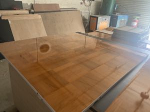 ANYCSE SICO Parquet en bois de chêne sans trous, facile à nettoyer, pour événements, scène de danse en bois de teck, présentoirs en treillis - Product Image 5