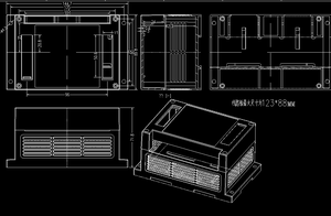145*90*72 Mét vỏ nhựa cho thiết bị điện tử ngã ba nhà ở DIN đường sắt bao vây hộp PLC hộp nhựa cho kết nối - Product Image 6