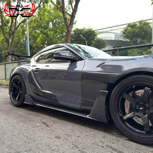 Pour Toyota GR <span class=keywords><strong>Supra</strong></span> A90 A91 <span class=keywords><strong>Mk5</strong></span> – Vente en gros – Jupes latérales en fibre de carbone sèche style AD V2 – Kit carrosserie – Accessoires automobiles - Product Image 3