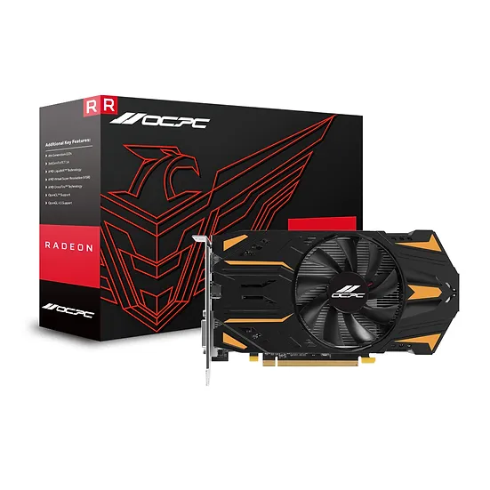 Original New RX 550 4GB GDDR5 PC Desktop Gaming Video Card 128-bit DVI & DP Interface PCI Express 3.0 for Laptop Application