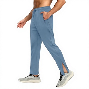 Pantalones Deportivos para Hombre al por Mayor, con Logotipo Personalizado OEM, para Entrenamiento, Running y Ejercicio, con Diseño Ergonómico y Cremalleras en los Tobillos - Product Image 2
