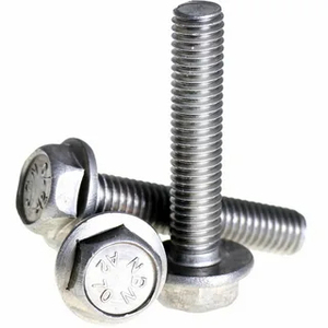 Pernos de cubo de rueda de llanta dividida con brida de 12 puntos de acero inoxidable Chapado en zinc y níquel cromado M7 * 32mm M7 * 24mm tornillos - Product Image 5