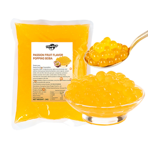1kg mua số lượng lớn trái cây niềm đam mê popping BOBA Thành phần trà bong bóng cao cấp từ một nguồn cung cấp chuỗi cửa hàng - Product Image 1