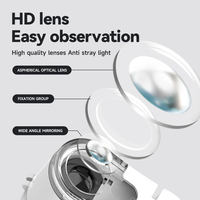 60x Mini Pocket Hand Microscopes Toy for Kids Student Portable LED Light Science Educational Optical Microscope Toys