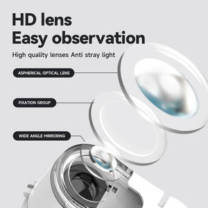 어린이 학생용 60x 미니 포켓 손 현미경 휴대용 LED 조명 과학 교육용 광학 현미경 - Product Image 5