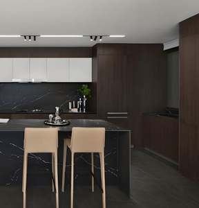 Muebles de Cocina para Exteriores de Diseño Moderno, Gabinetes de Acero Inoxidable 304 con Acabado de Laca Ecológica, Incluye Bisagras para el Hogar - Product Image 2