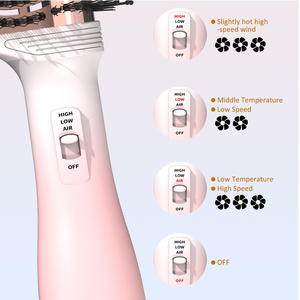 Brosse à air chaud double face 2 en 1 Ulelay, sèche-<span class=keywords><strong>cheveux</strong></span>, styler, volumateur, ions négatifs, température réglable, anti-frisottis, outil de coiffage - Product Image 6