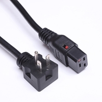 Pour prise Nema5-15 certifiée UL 13A/15A/250V avec caoutchouc certifié Iec C13 16A pour ordinateur électronique grand public UPS PDU