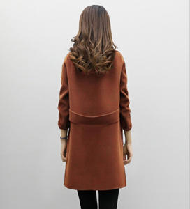 Nuovo Modo di Disegno di Autunno <span class=keywords><strong>Trench</strong></span> Coat Coreano Delle Donne di Inverno Lungo Doppio Petto <span class=keywords><strong>Giacca</strong></span> - Product Image 5