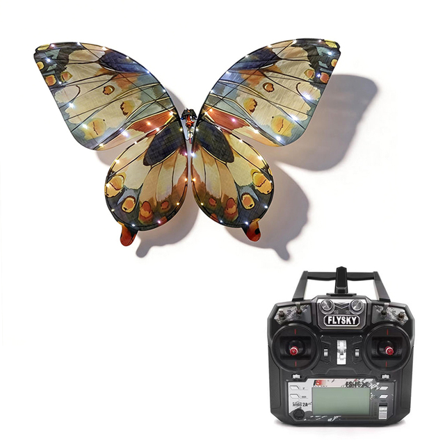 Hot 9 Channel 72CM RC Bionic Butterfly Aircraft Wingspan Flying Butterfly Drone with Long Remote Distance Plane Toy for Play