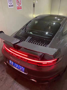 Becquet noir de haute qualité style 12mm en fibre de carbone, aileron postart adapté à la <span class=keywords><strong>Porsche</strong></span> <span class=keywords><strong>911</strong></span>, 992, 992 - Product Image 2