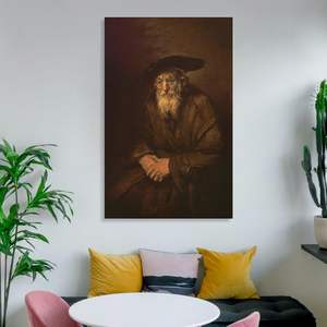 Rembrandt Van Rijn Custom Old Man capolavoro ritratto dipinti su tela e arti murali decorazioni per la casa camera da letto stampa di arte della parete - Product Image 5