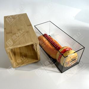 Hot Selling Custom Design Acrylic <b>Bread</b> Display Bakery Box for Food <b>Storage</b> - Product Image 2