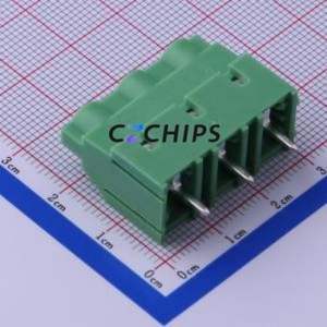 KF950-9.5-3P Screw Terminal Block Through hole Component (THT),P=9.5mm Connector 1x3P 9.5mm Green Through Hole - Product Image 2