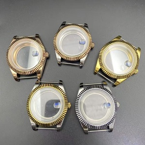 Boîtier de montre en acier inoxydable 8285 en or/or rose 41 mm avec verre saphir transparent et <span class=keywords><strong>loupe</strong></span> - Product Image 1