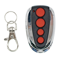 Control Remoto para Puerta de Garaje RA099, 433.92MHz, Código Variable, 4 Botones Rojos, Reemplazo para Llave de Motor Seccional SD800 SD1200